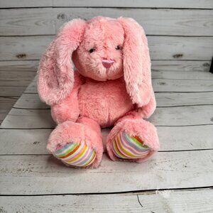 GUND‎ Hoppy Days Floppity Pink Bunny Plush 12" Easter Stuffed Animal 328014